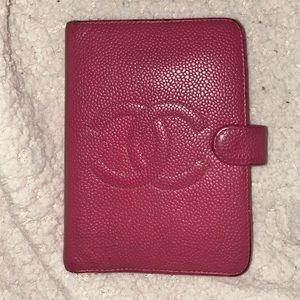 SOLD Chanel RARE in this color fuchsia pink agenda/ journal / not pad
